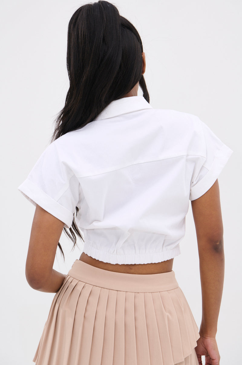 GUESS THE SIDE BUTTON DOWN BLOUSE
