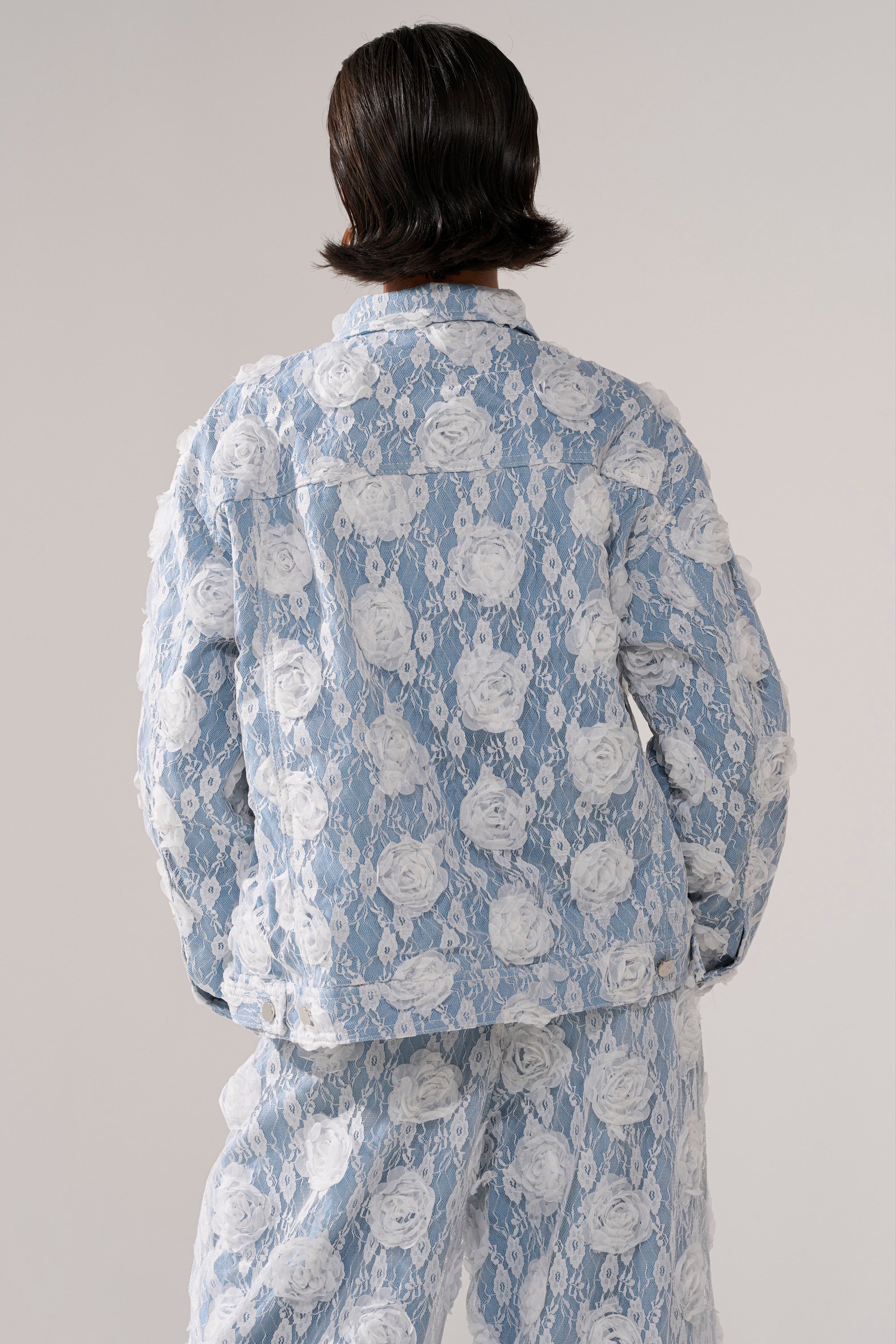 FOLLOW MY LEAD APPLIQUE DENIM JACKET