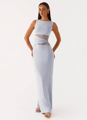 Karma Maxi Dress - Blue