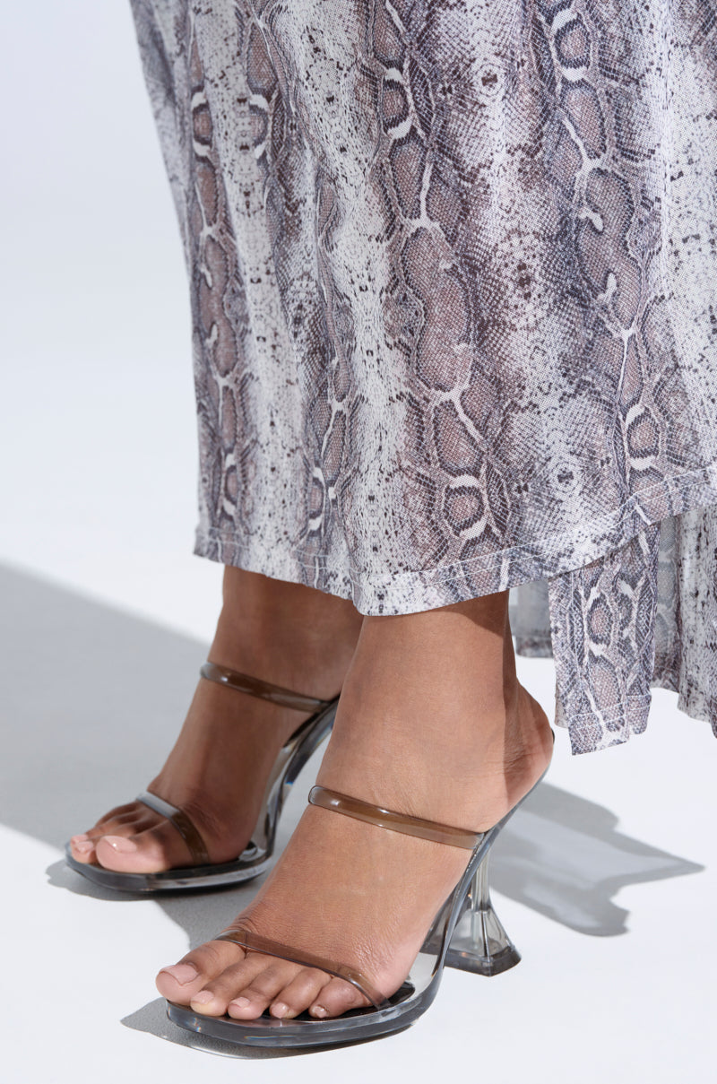 MINA BLACK JELLY SANDAL