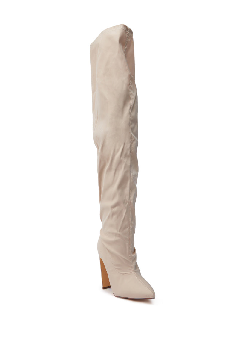 MONTAGE BEIGE STILETTO BOOT
