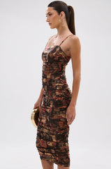 HEAVEN SENT MESH MIDI DRESS