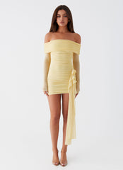 Rosa Franca Mini Dress - Yellow