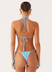 Ryland Bead Bikini Top - Turquoise