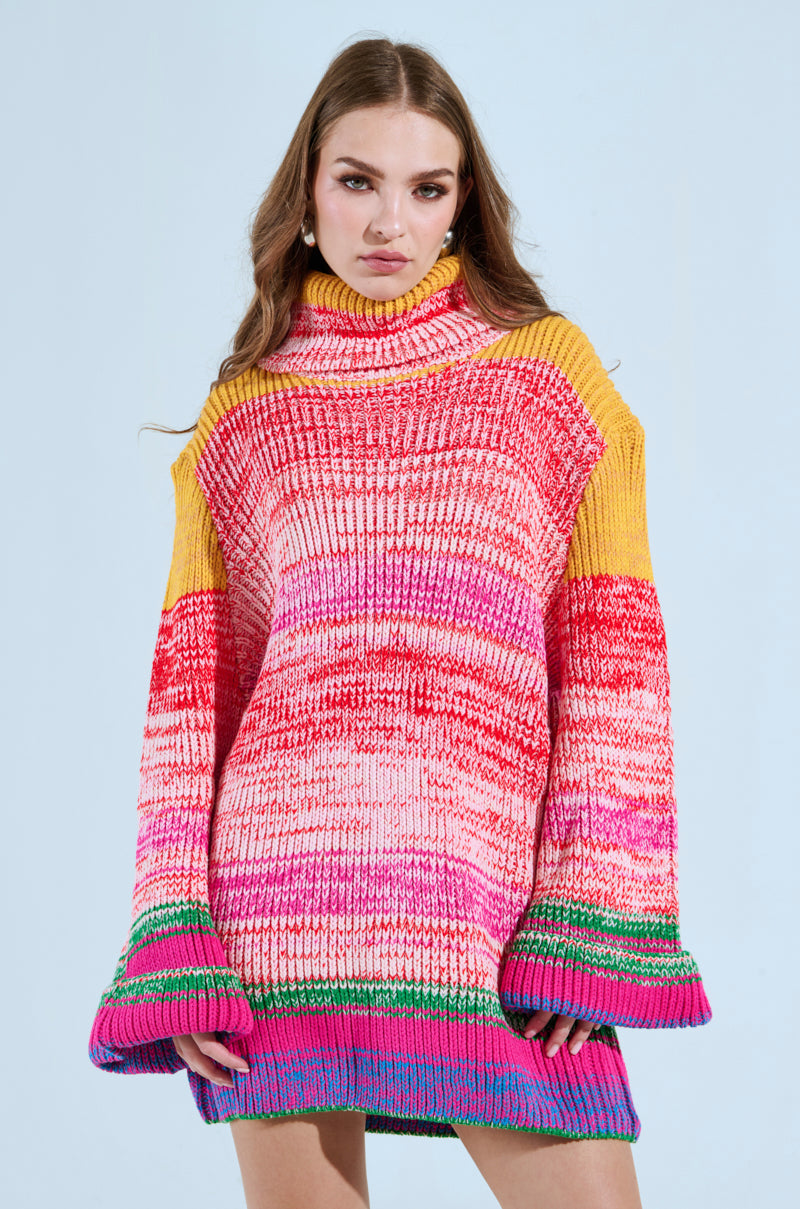 NO EFFORT NEEDED KNIT MINI DRESS