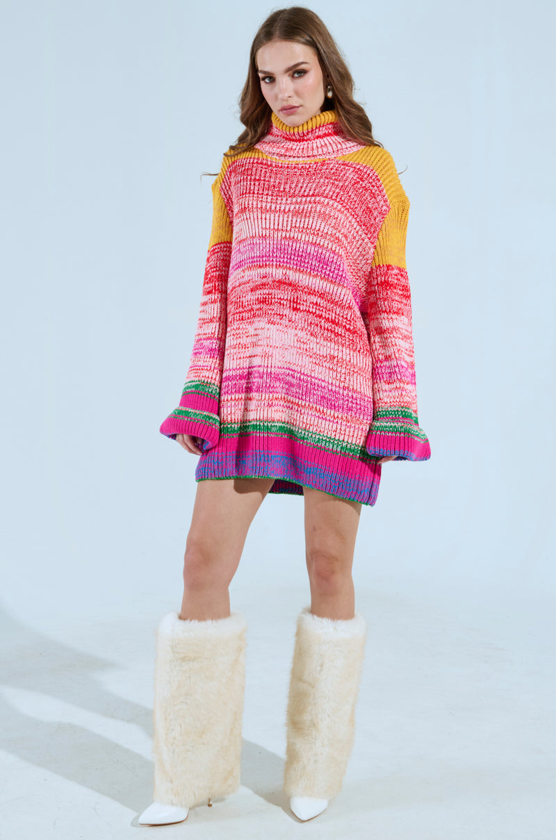 NO EFFORT NEEDED KNIT MINI DRESS