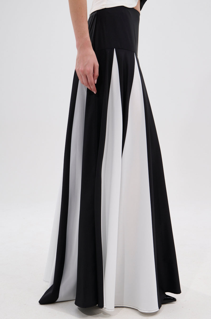 RACHEL SATIN MAXI SKIRT