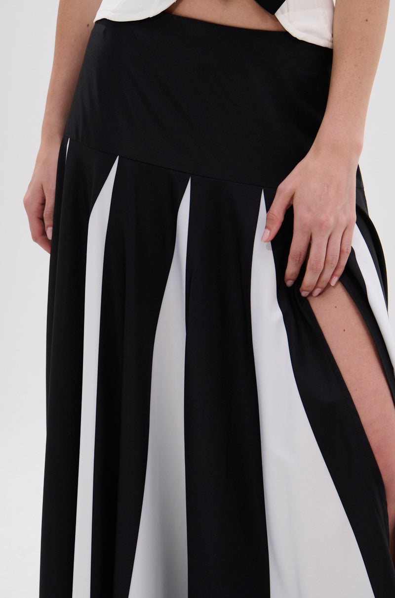 RACHEL SATIN MAXI SKIRT