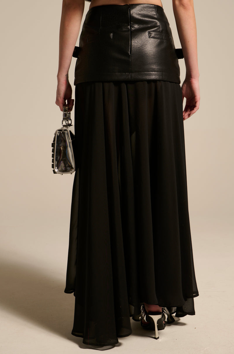 DARK NIGHT MIDI SKIRT