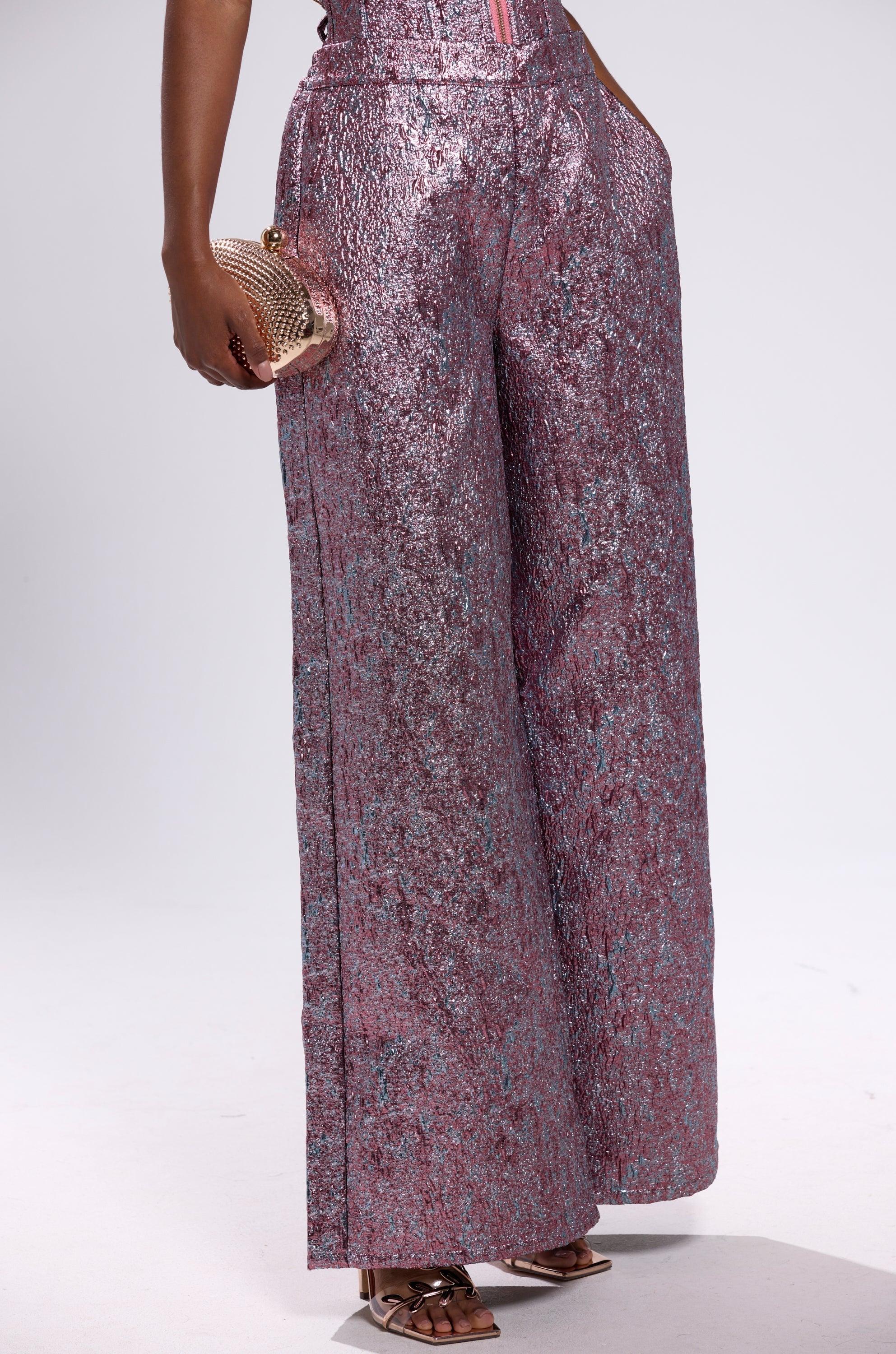 NO COMPETITION BROCADE TROUSER