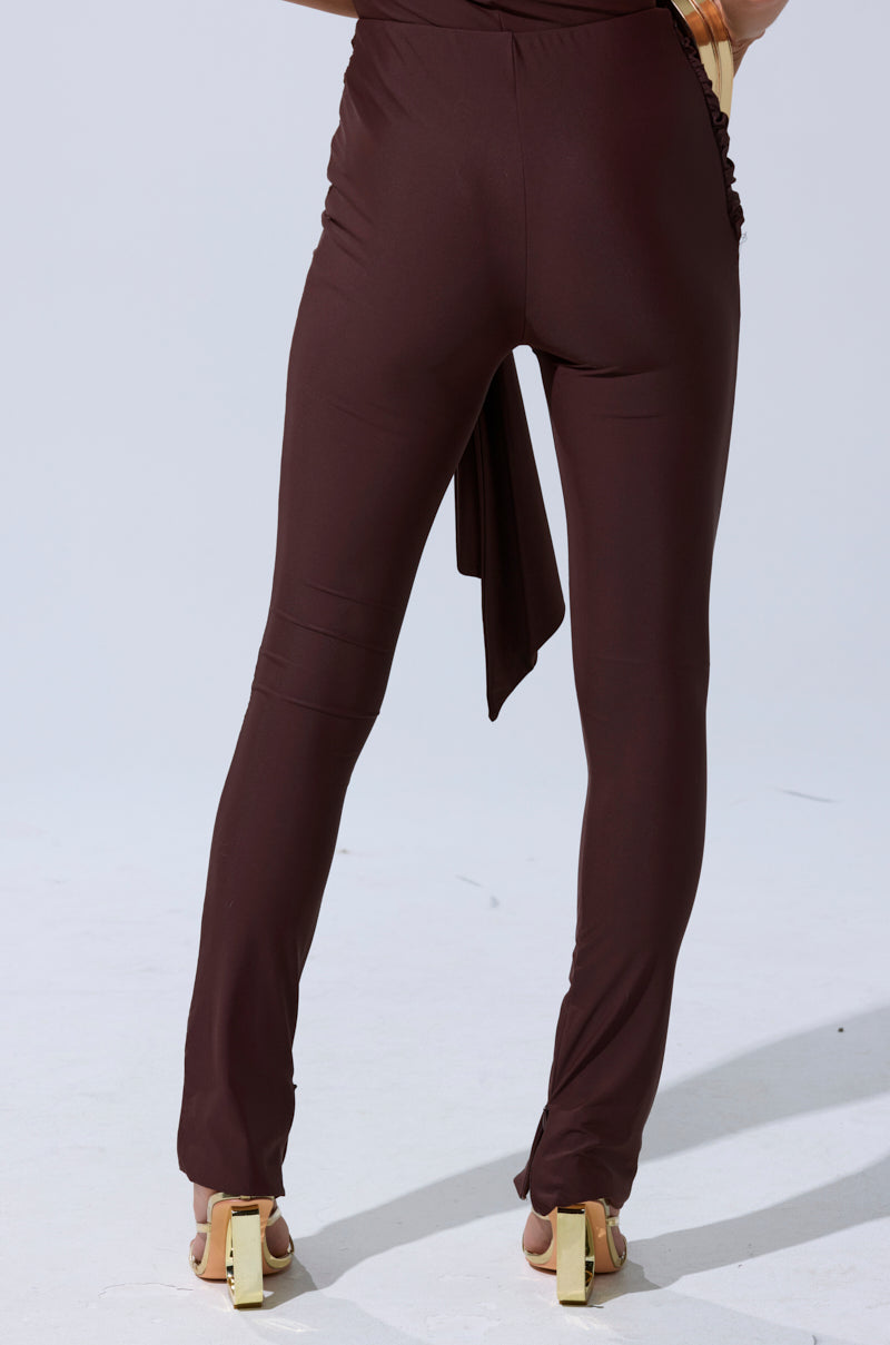 KIMMY SEAMLESS LEGGING IN BROWN