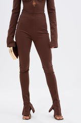 LUX LIFE SEAMLESS LEGGING IN BROWN