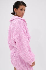 BUBBLEGUM BUBBLE HEM BOMBER