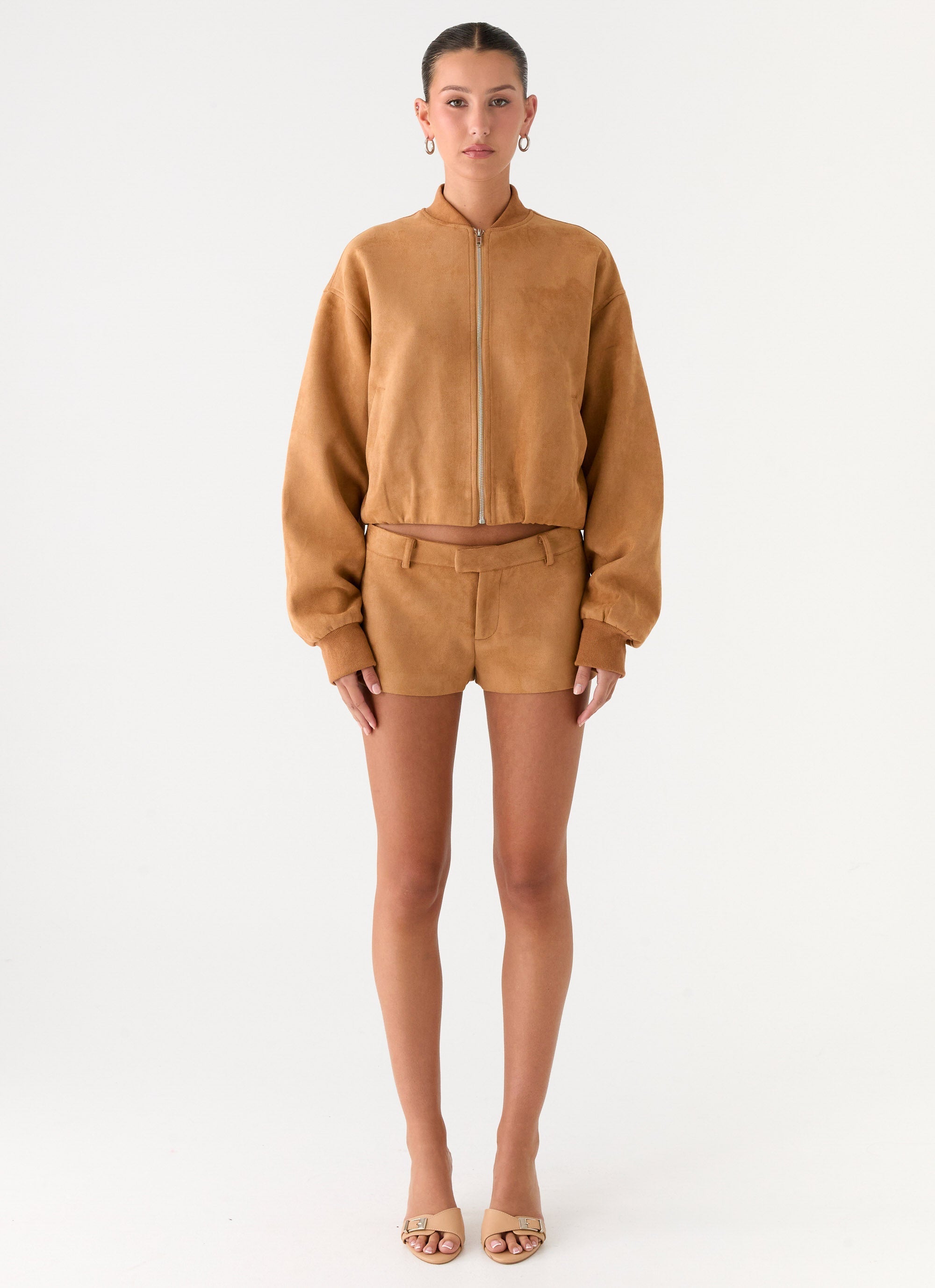 Thats Chill Bomber Jacket - Brown