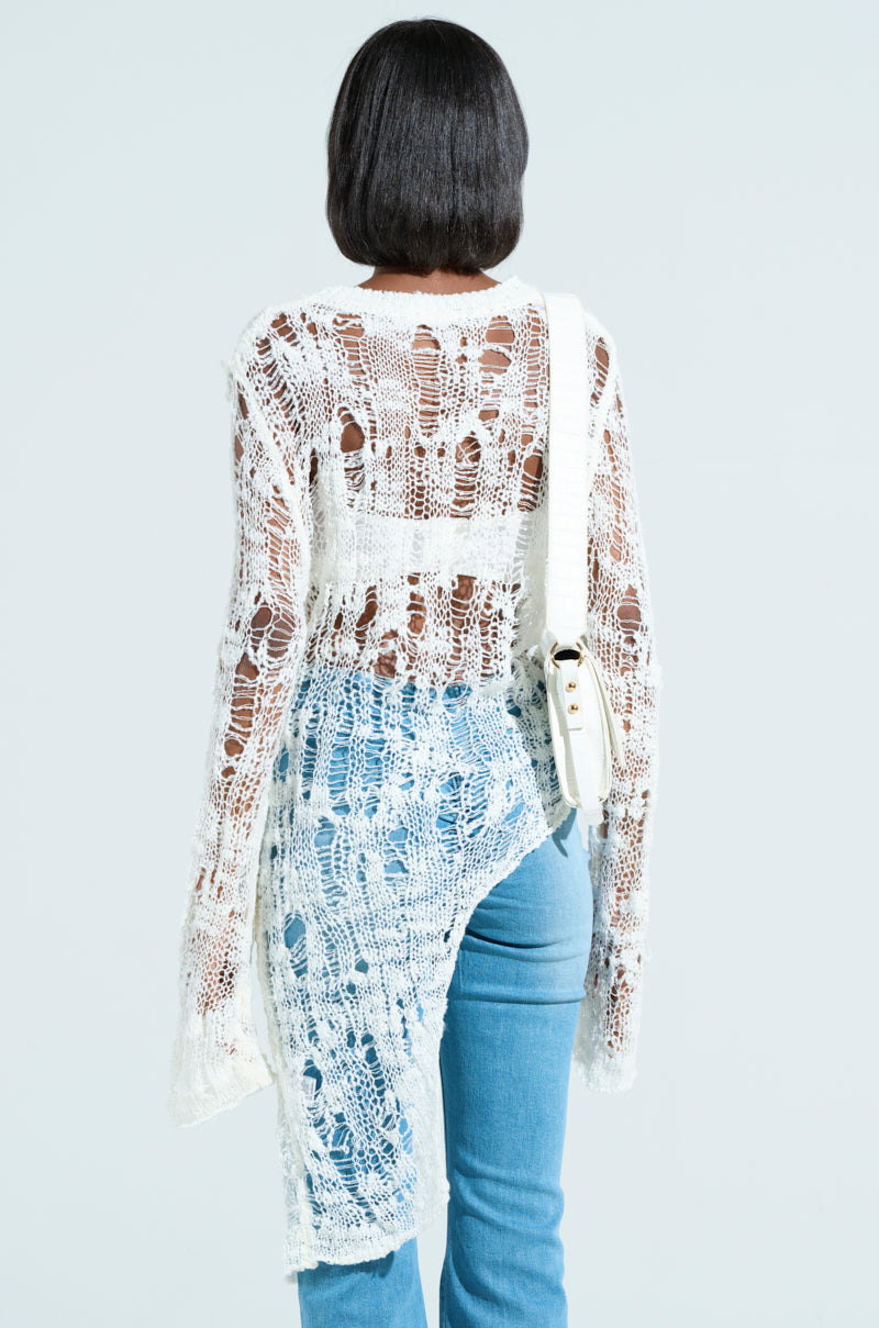 ASYMMETRICAL KNIT TOP