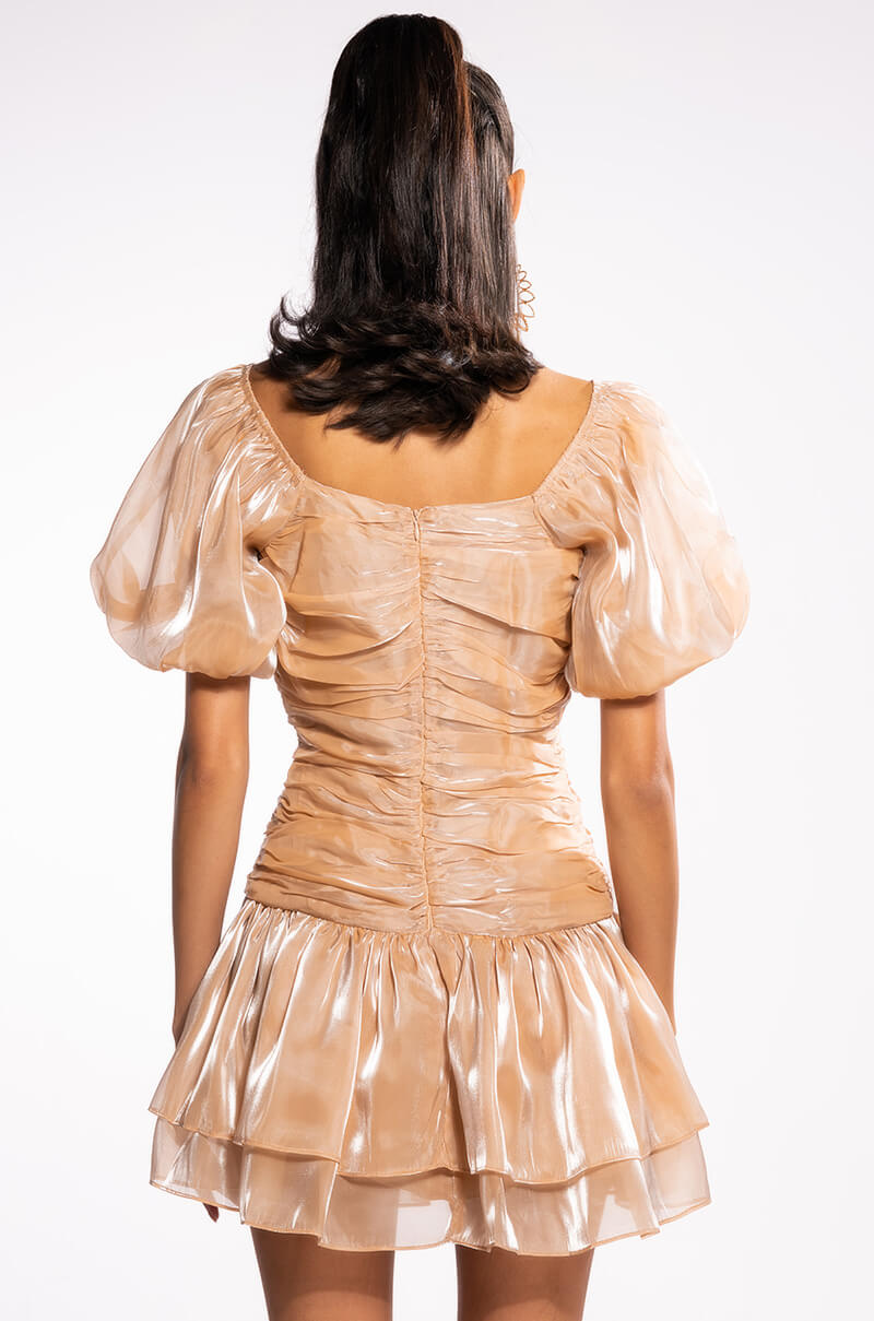 A DREAM WILL DO SHINE MINI DRESS