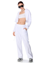 ARI DRAWSTRING WAIST HOODIE