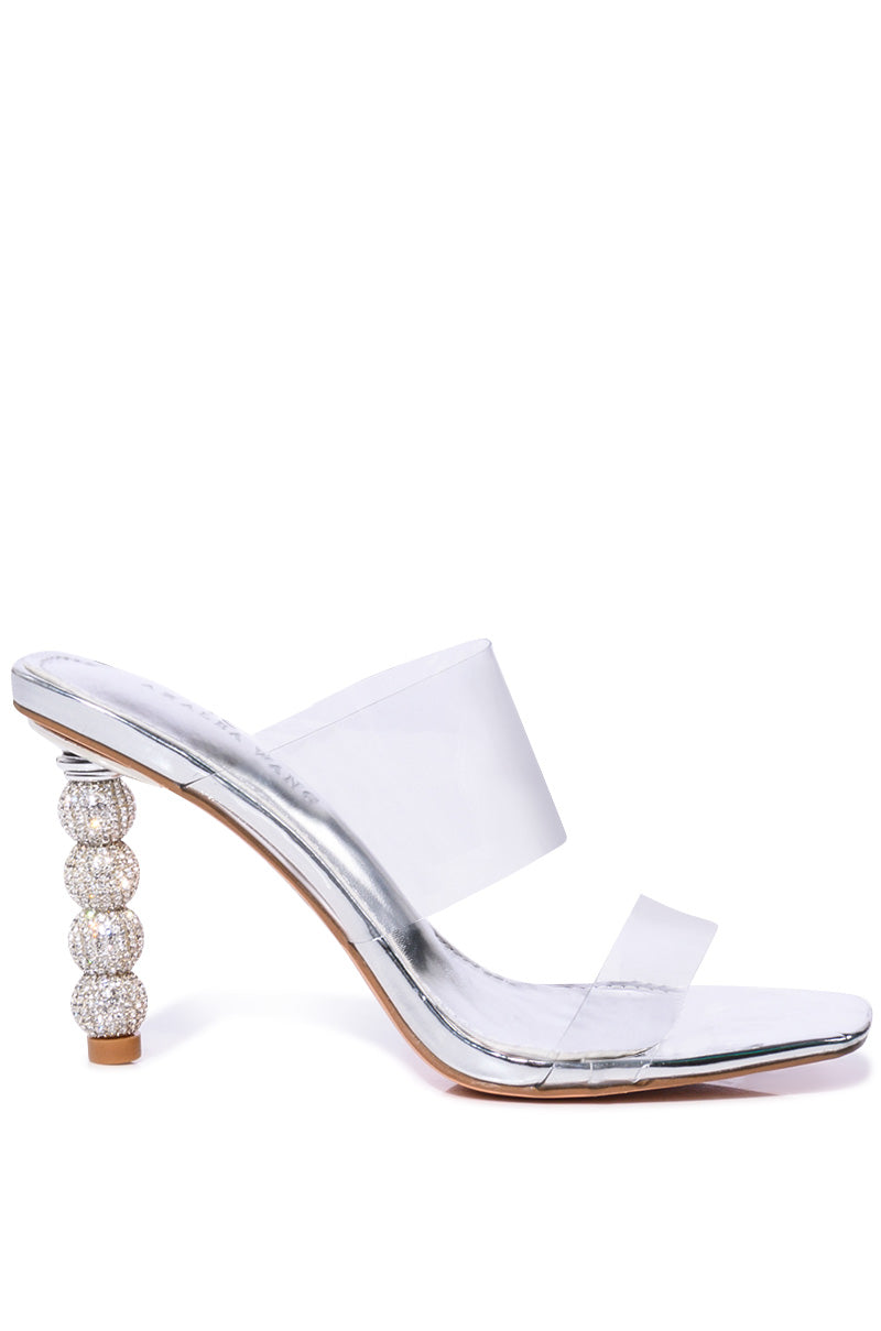 AZALEA WANG CHANTAL EMBELLISHED HEEL