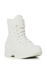 AZALEA WANG CUMULUS WHITE HIGH TOP SNEAKER