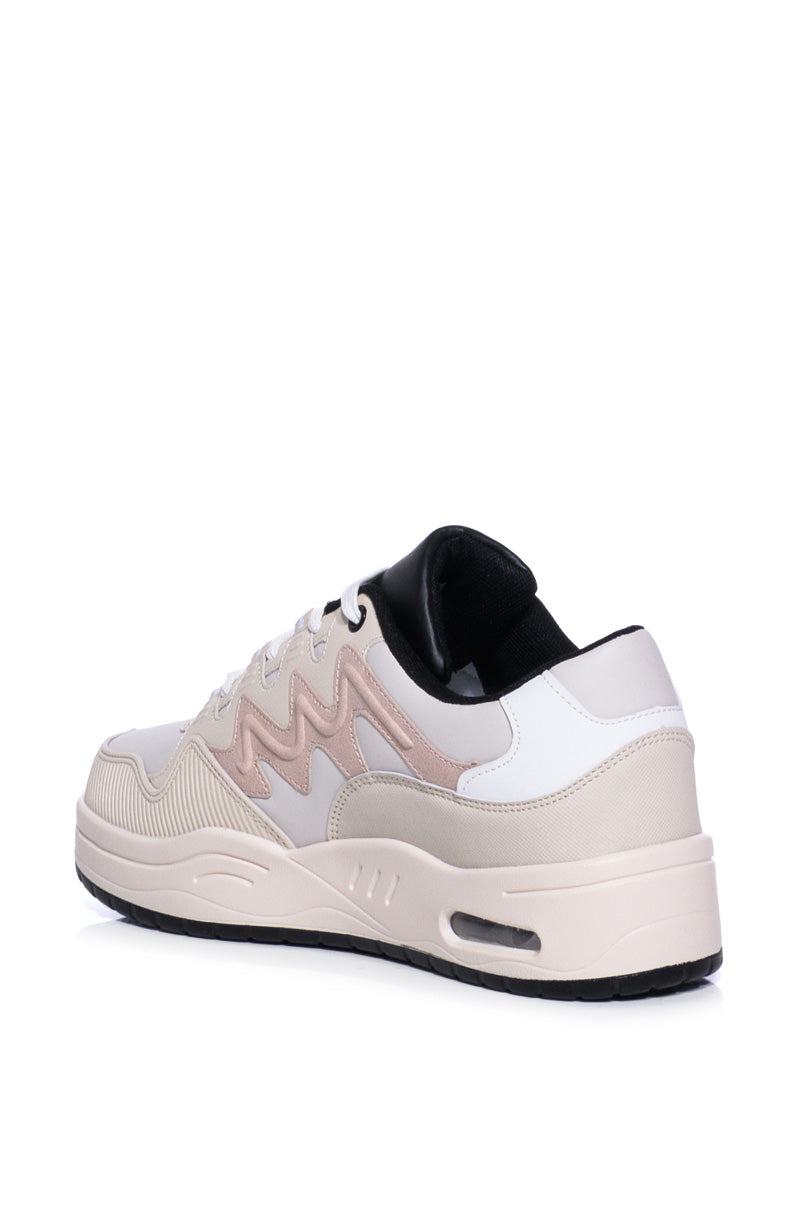 AZALEA WANG OVERLAND NUDE SNEAKER