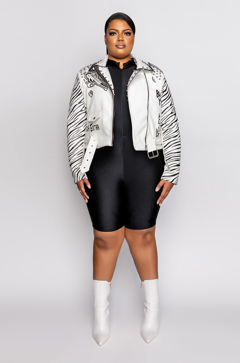 PLUS THE OG ZEPPELIN TAKES SUMMER MOTO JACKET