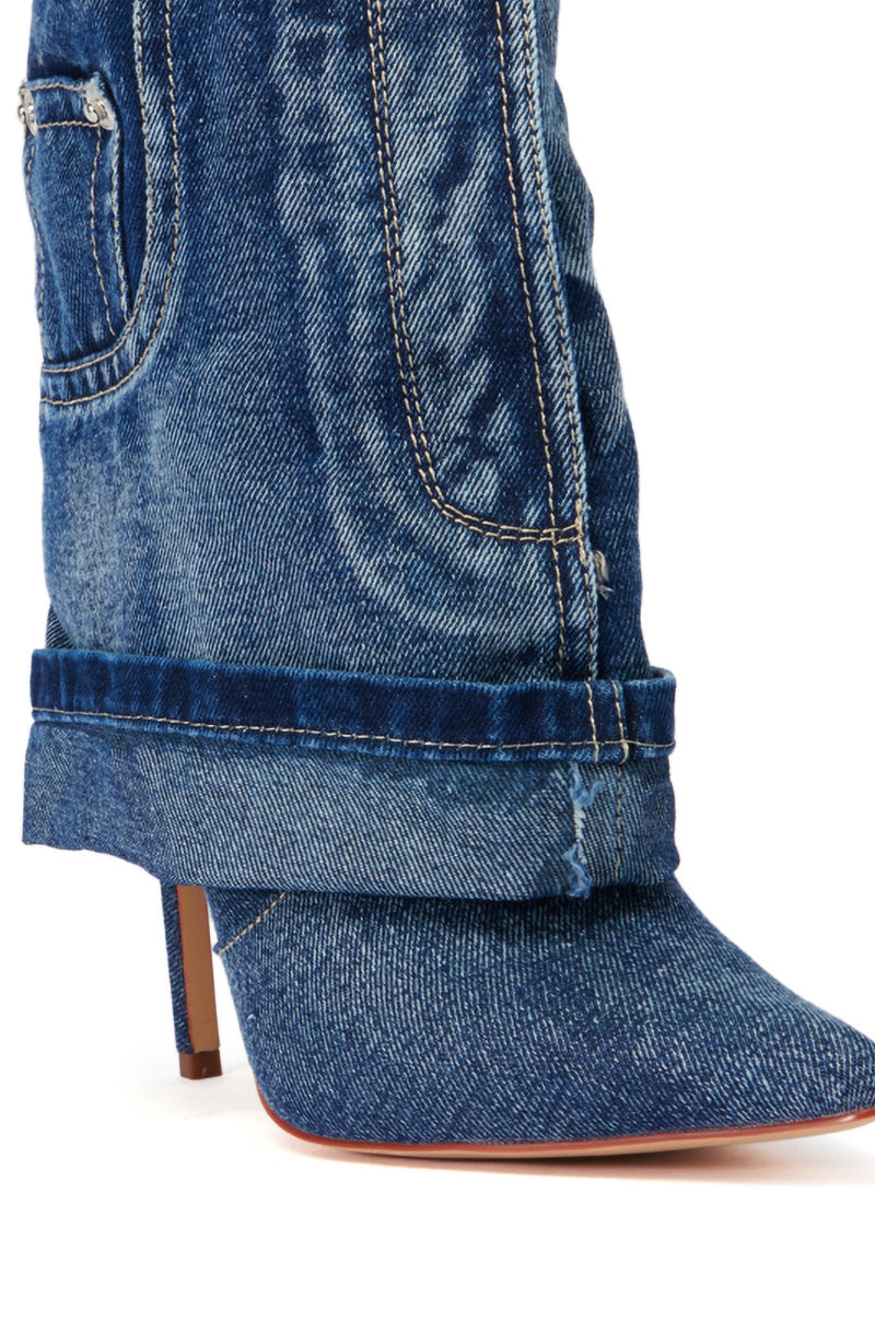 AZALEA WANG REEVES STILETTO BOOTIE