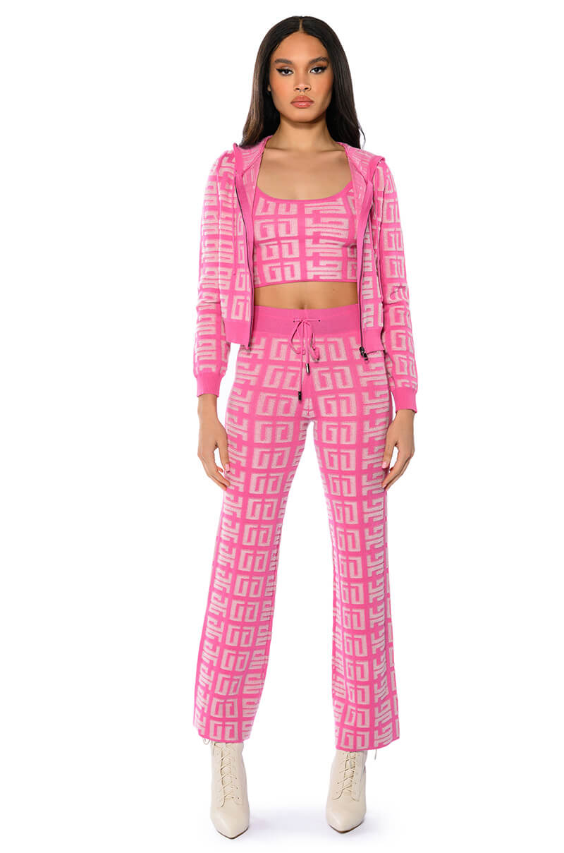 BLOWN AWAY WIDE LEG KNIT PANT