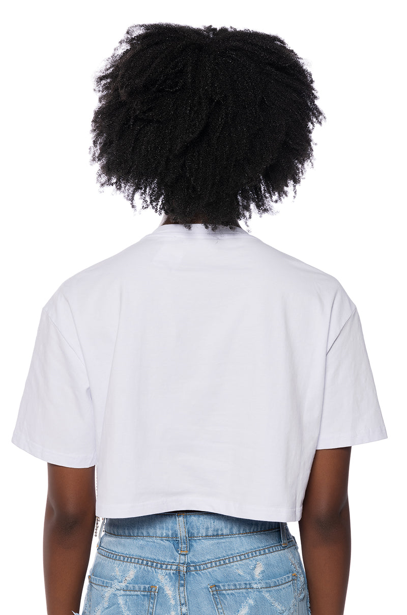 CHROME DANCER RHINESTONE T-SHIRT