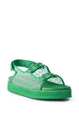 CORTA GREEN STRAP SANDAL