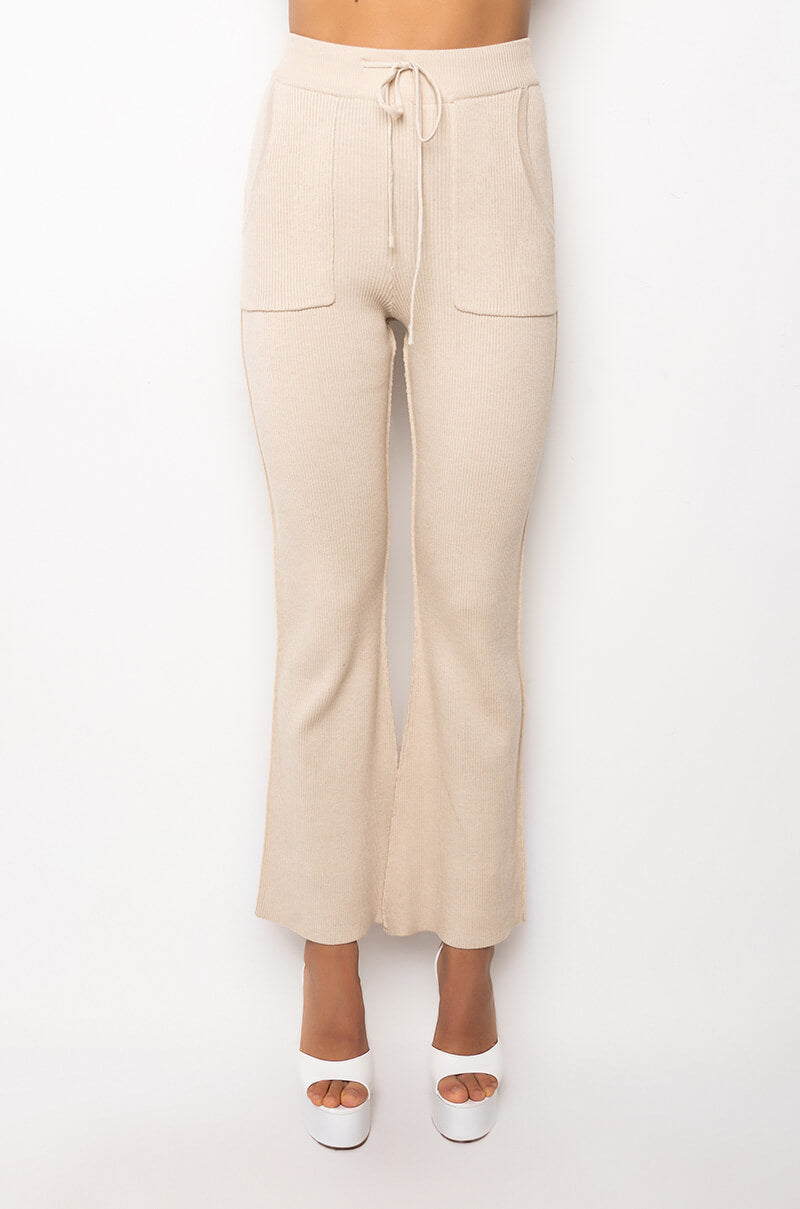 FRANCESCA KNIT FLARE LEGGING
