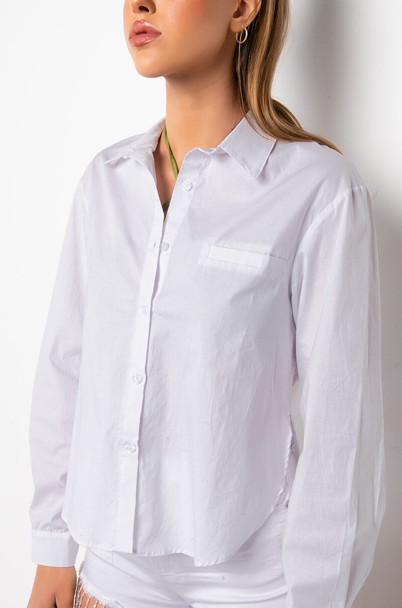 EASY POPLIN EVERYDAY BLOUSE