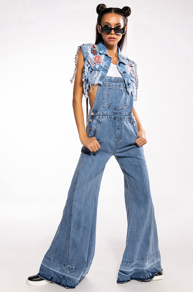 EVERYDAY WIDE LEG OVERALLS