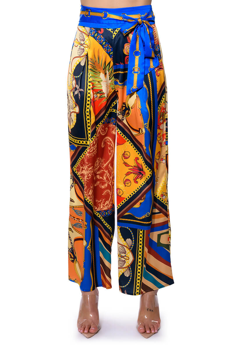 EZRA PRINTED PALAZZO PANT