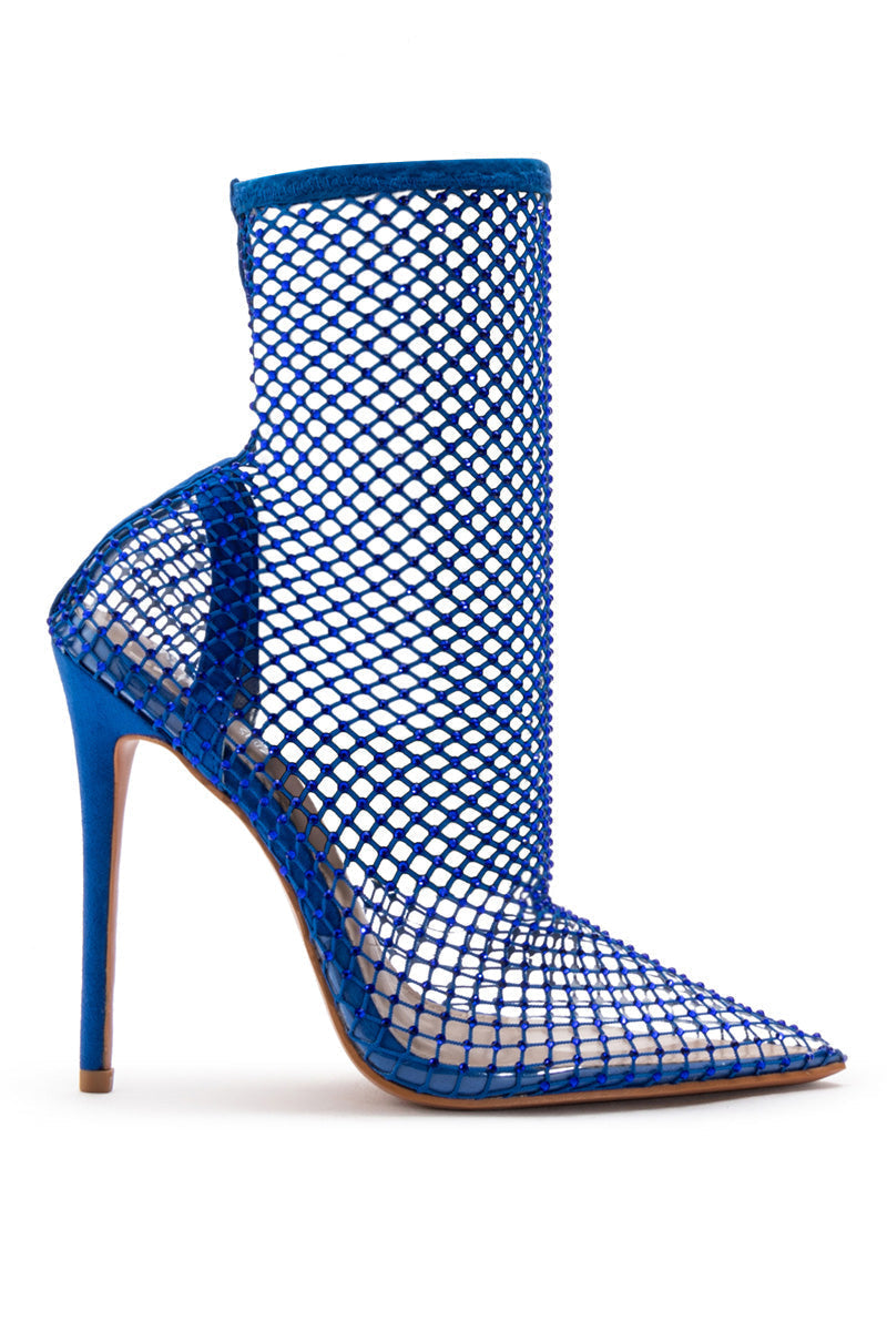 ROSALIA MESH BOOTIE IN BLUE