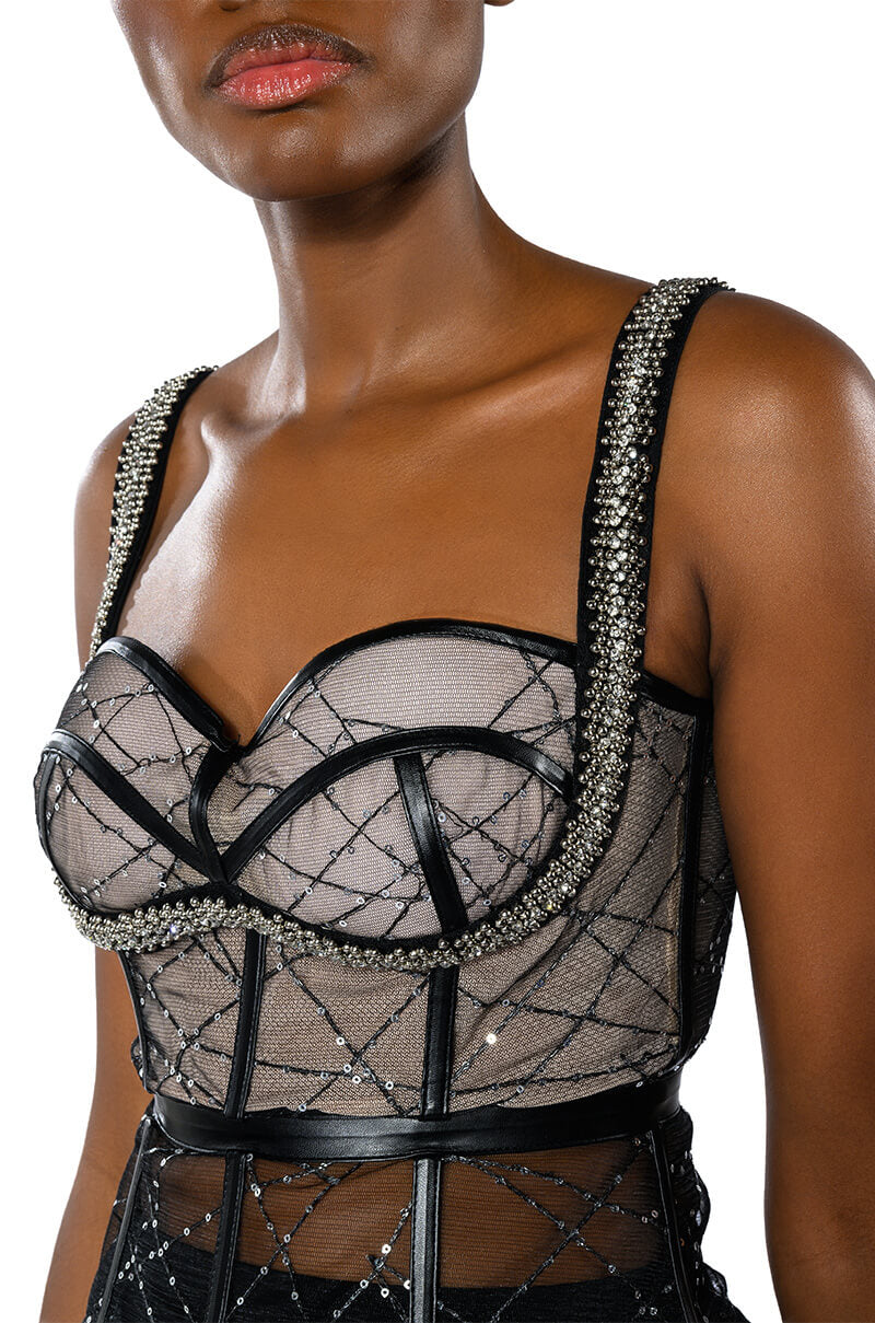 FEYA EMBELLISHED CORSET