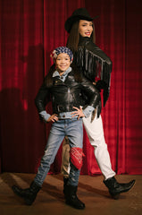 GOT IT FROM MY MAMA FRINGE MOTO JACKET