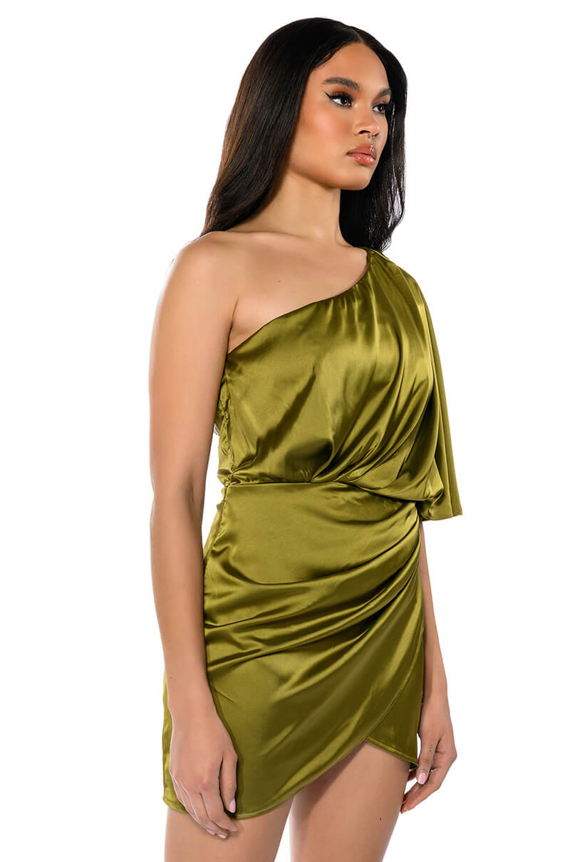HARMONY ONE SHOULDER MINI DRESS