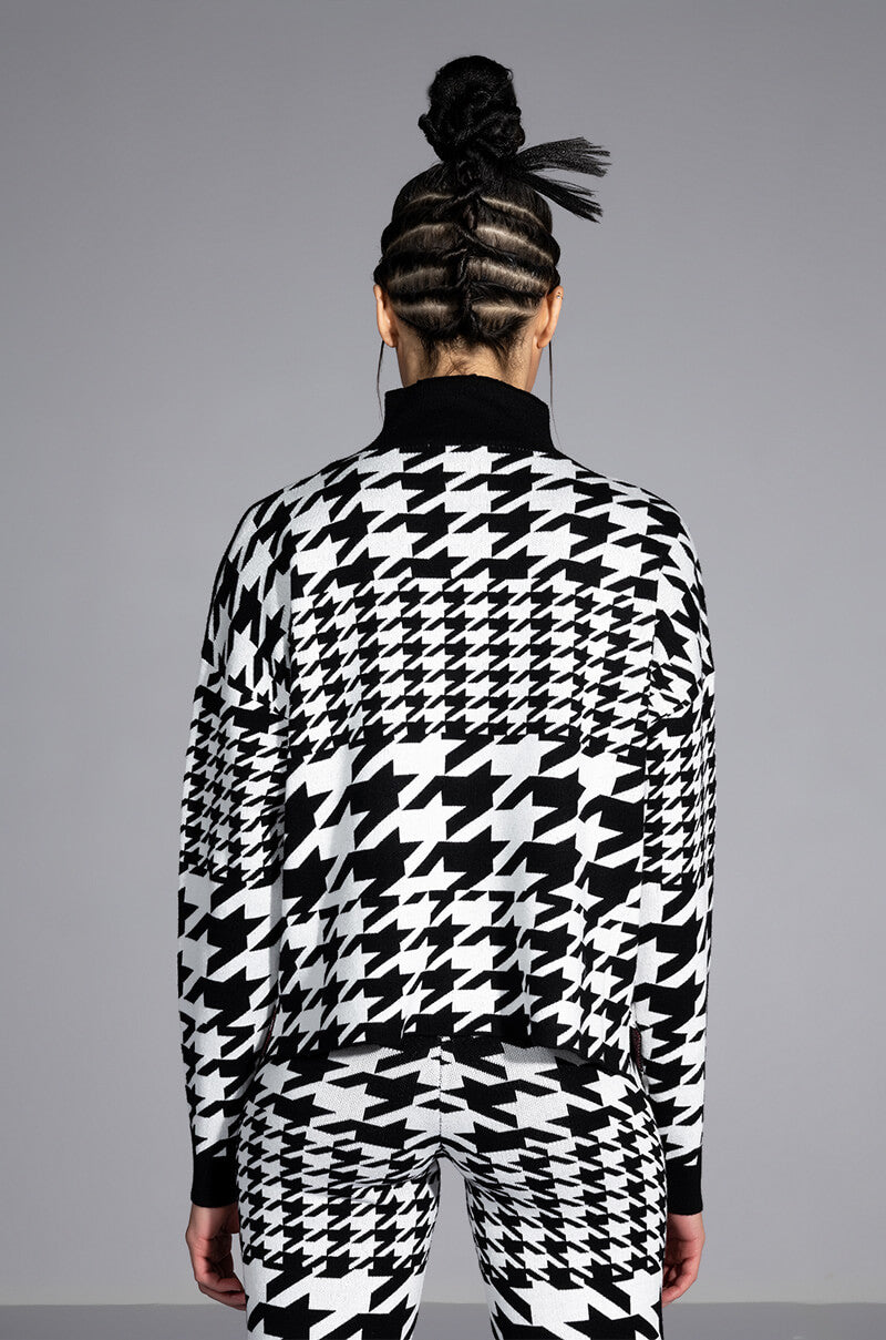 JET SET MOCK NECK SWEATER