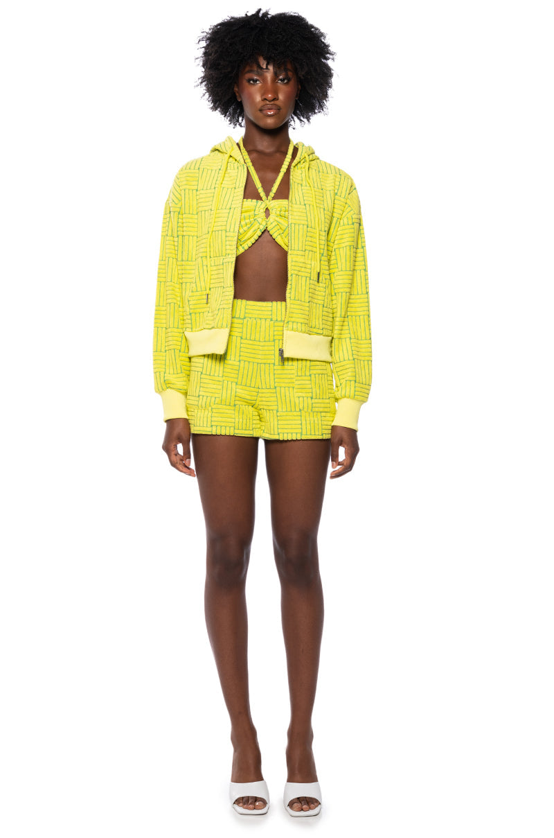 JET SET HALTER CROP TOP