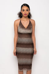 KEEP THEM LOOKING MIDI DRESS