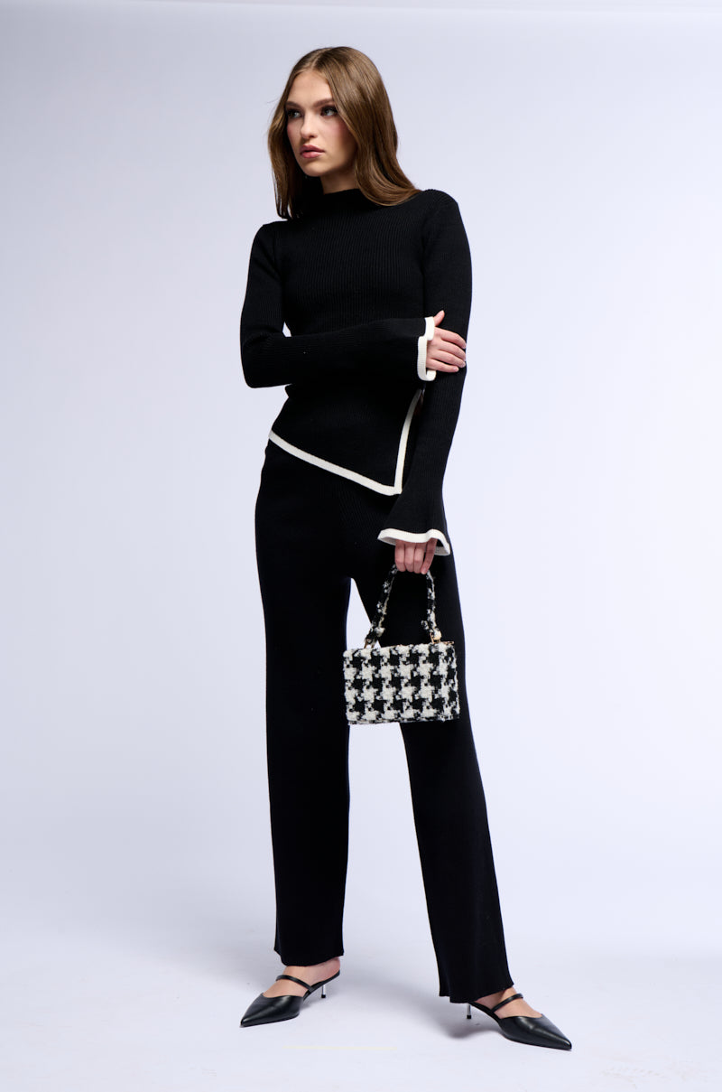 KNIT GIRL WIDE LEG PANT