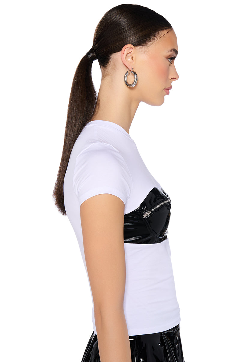 LATEX BODY SHORT SLEEVE TSHIRT