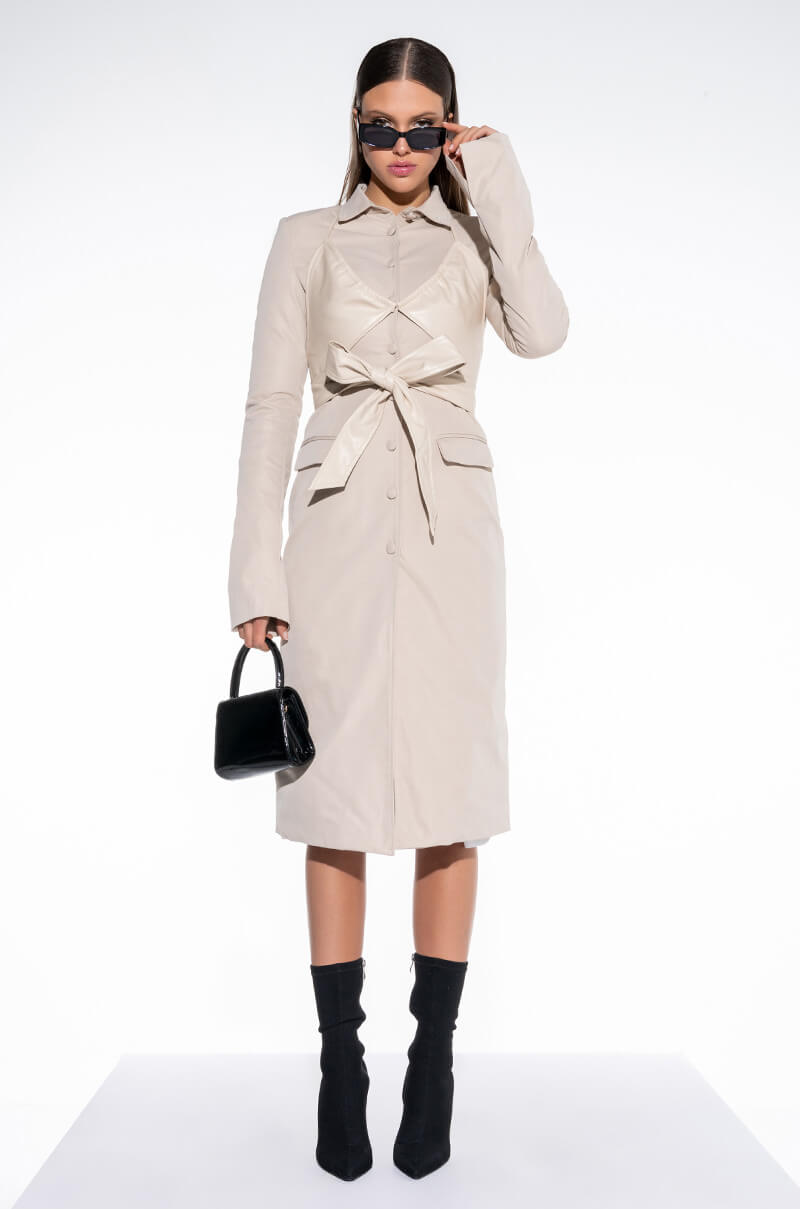LAYERED LEGION TRENCH COAT