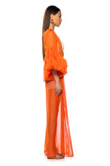MALDIVES PUFF SLEEVE DUSTER