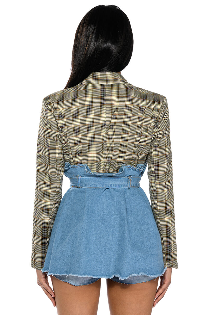 MINDING MINE TAILORED MINI DRESS