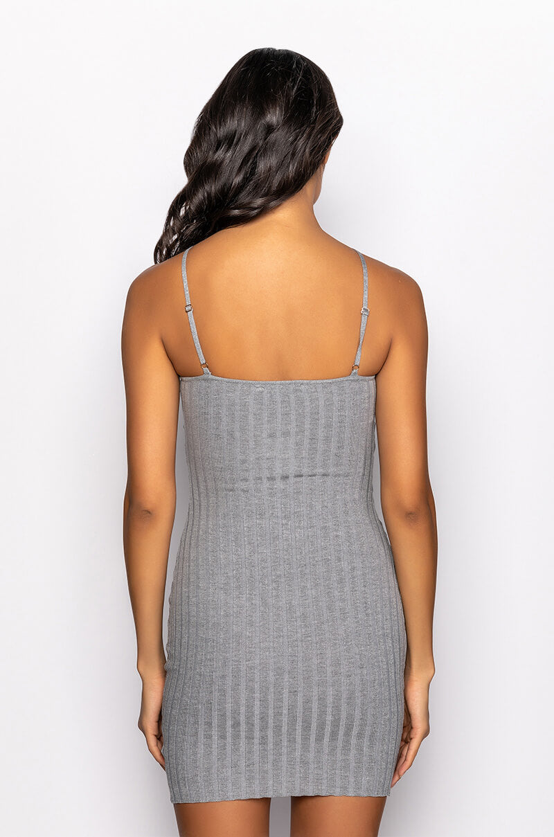 MY WAY HALTER TOP MINI DRESS