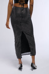 NEED THE BLING EMBELLISHED MAXI SKIRT