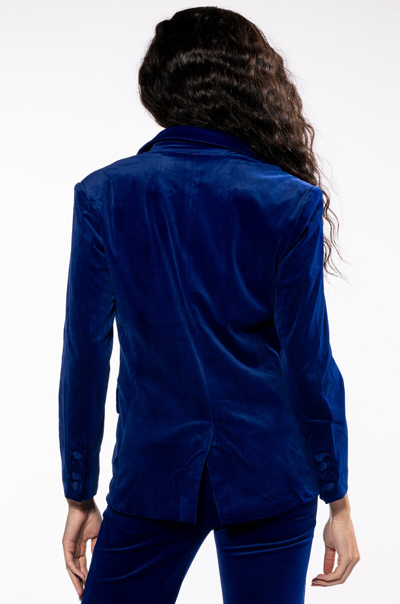 NIGHT MOVES VELVET BLAZER