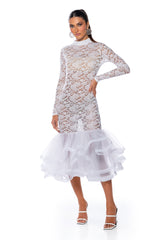 NIGHT OF MY LIFE LACE MAXI DRESS