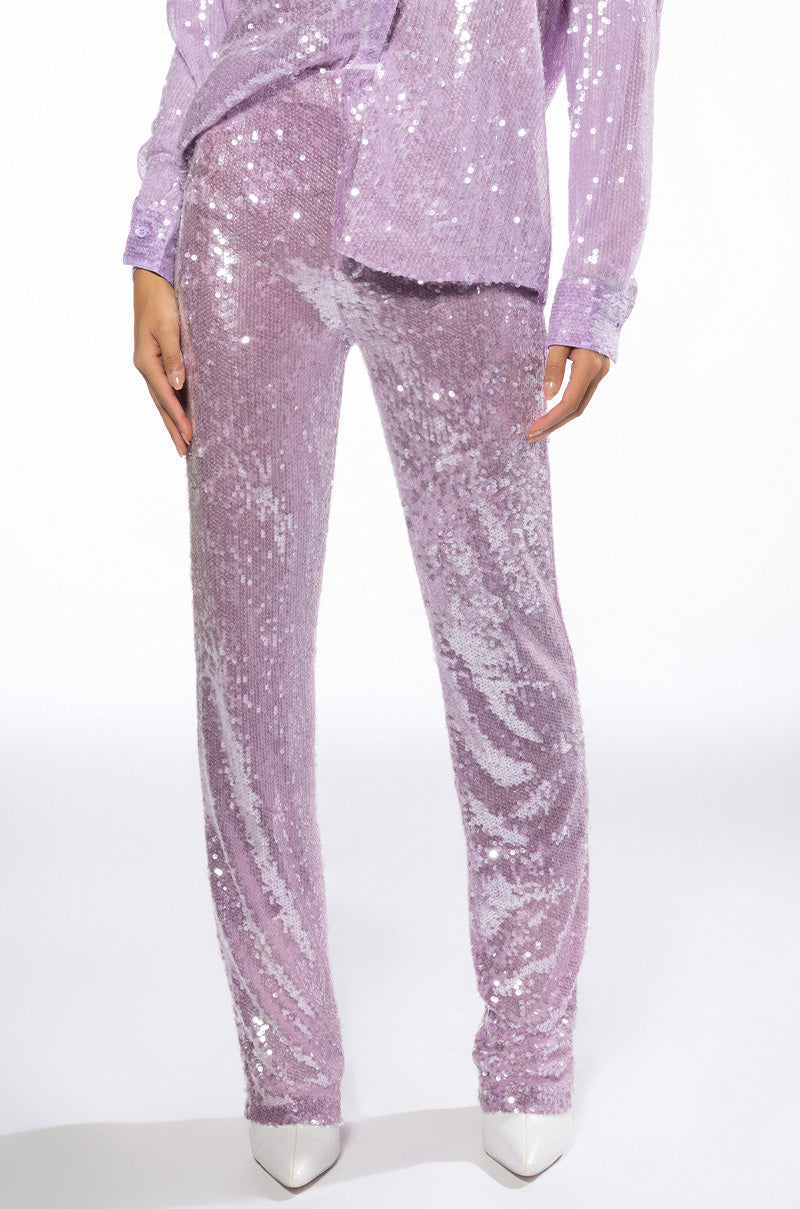 OH YOU FANCY SEQUIN WIDE LEG PANT
